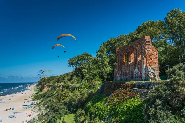 Rewal, Trzesacz pitoresk tatil beldesi Baltık Denizi