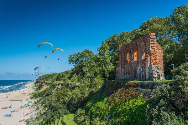 Rewal, Trzesacz pitoresk tatil beldesi Baltık Denizi