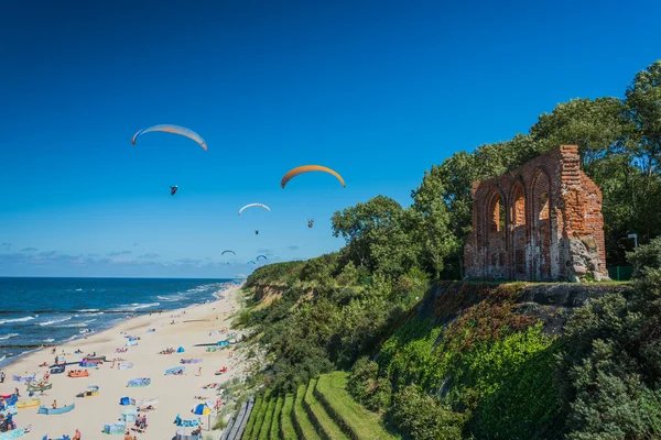 Rewal, Trzesacz pitoresk tatil beldesi Baltık Denizi