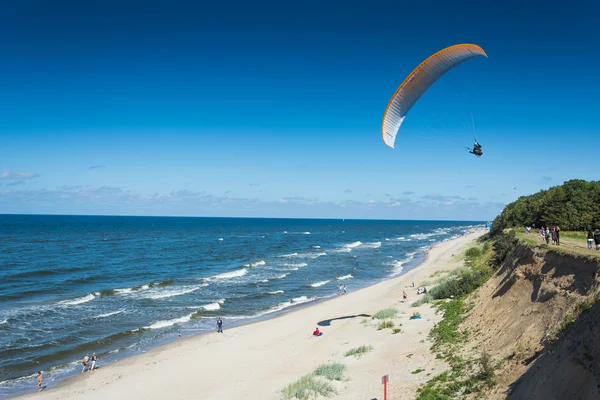 Rewal, Trzesacz picturesque resort town on the Baltic Sea — Stock Photo, Image