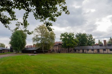 Auschwitz ve Auschwitz-Birkenau, siyah beyaz fotoğraflar, anıt alanı