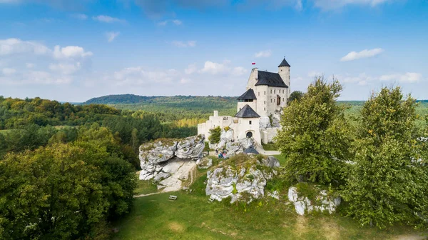 Bobolice Castle Old Medieval Fortress Royal Castle Village Bobolice Poland Stock Image