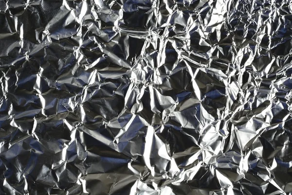 Crinkled tinfoil — Stock Photo, Image