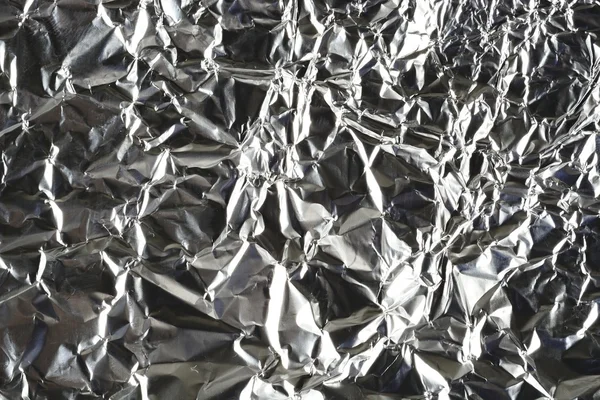 Crinkled tinfoil — Stock Photo, Image