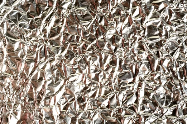 Crinkled tinfoil — Stock Photo, Image