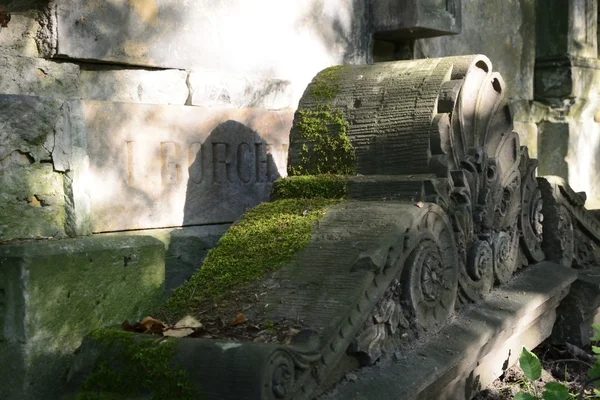 Alter verlassener jüdischer Friedhof — Stockfoto
