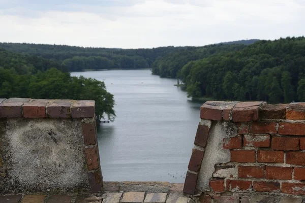 Perla di terra Lubusz Lagow - paesaggi della torre — Foto Stock