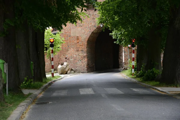 Monumenti, parchi, laghi, perle Lubusz Lagow — Foto Stock