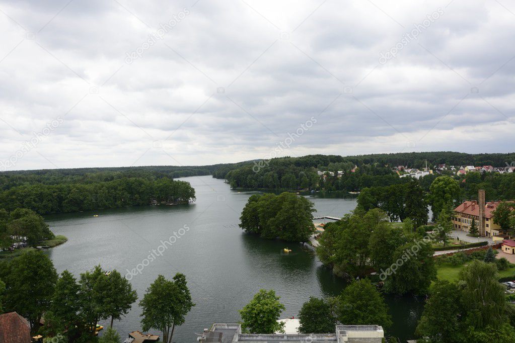 Pearl of ground Lubusz Lagow - landscapes of the tower