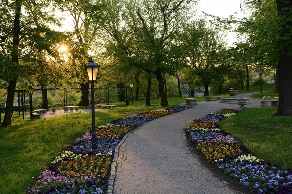 Parques verdes en Polonia — Foto de Stock