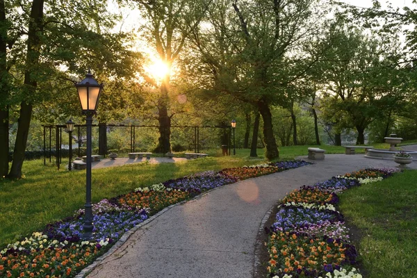 Parques verdes en Polonia — Foto de Stock