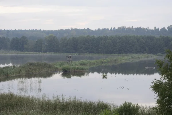 Landschap met jacht toren — Stockfoto