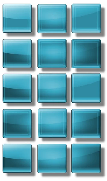 Web Buttons glossy- set. — Stock Photo, Image