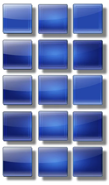 Web Buttons glossy- set. — Stock Photo, Image