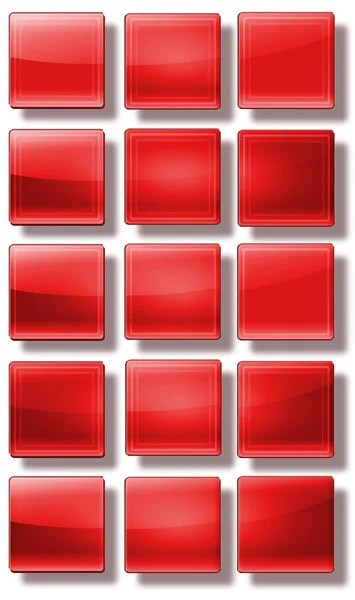 Web Buttons glossy- set. — Stock Photo, Image