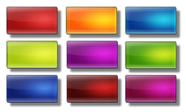 Web buttons- rectangle. — Stock Photo, Image