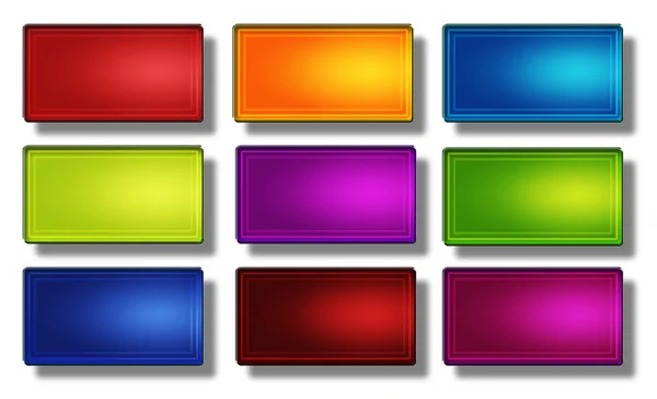 Web buttons- rectangle. — Stock Photo, Image