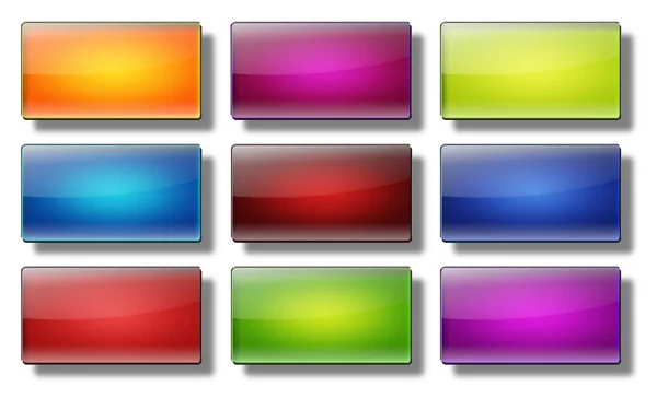 Web buttons- rectangle. — Stock Photo, Image