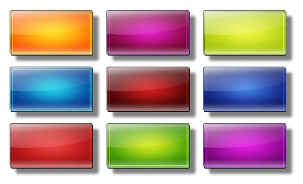 Web buttons- rectangle. — Stock Photo, Image