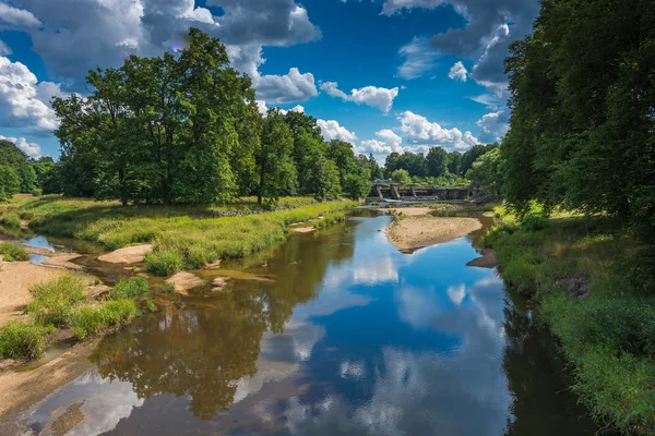 Neisse floden — Stockfoto