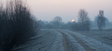 Kış alanlarda ve çayırlar