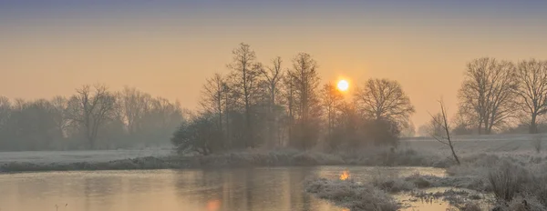 Inverno nei campi e nei prati — Foto Stock