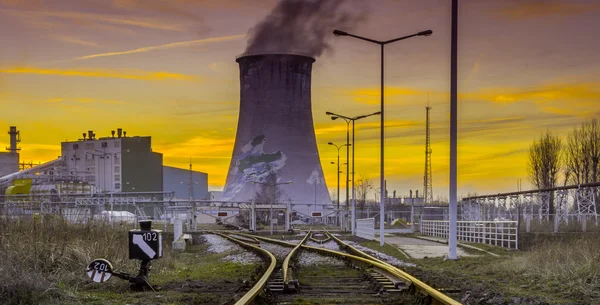 Power Plant - Industrial view — Stock Photo, Image