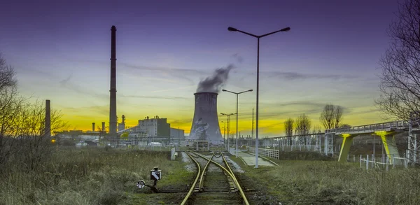 Power Plant - Industrial view — Stock Photo, Image