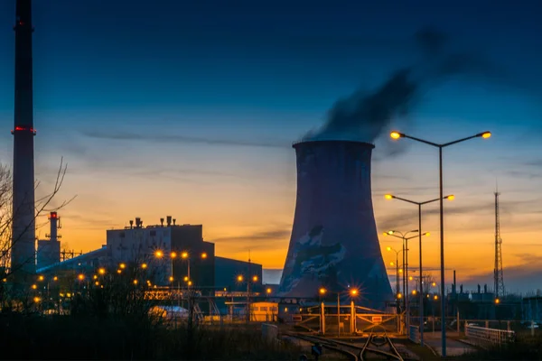 Power Plant - Industrial view — Stock Photo, Image