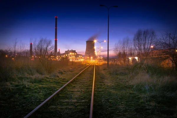 Power Plant - Industrial view — Stock Photo, Image