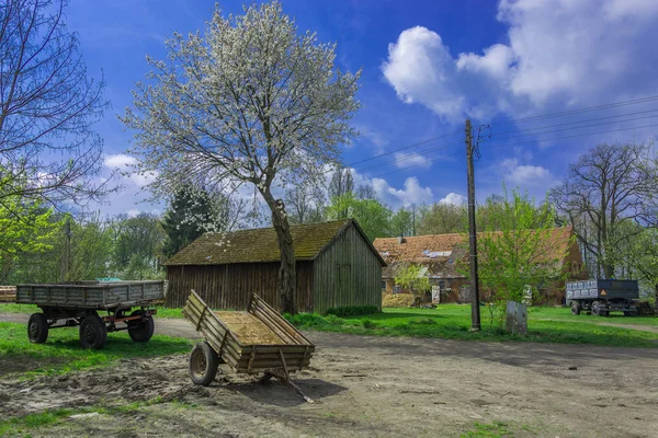 Pobreza en el campo polaco — Foto de Stock