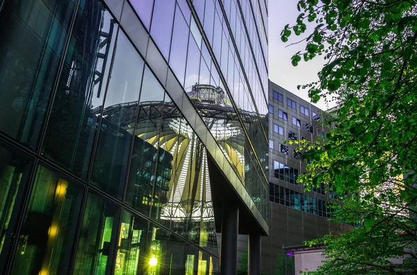 BERLIM, ALEMANHA O Sony Center em Potsdamer Platz — Fotografia de Stock