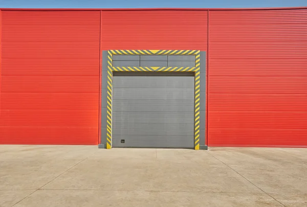Roller door for factory, warehouse, Industrial building outdoor style.