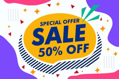 Süper satış şablonu Vektörü olan renkli satış arkaplanı