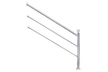 Paslanmaz çelik merdiven korkuluk.