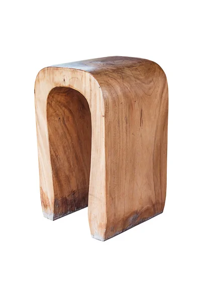 Cadeira de madeira simplista — Fotografia de Stock
