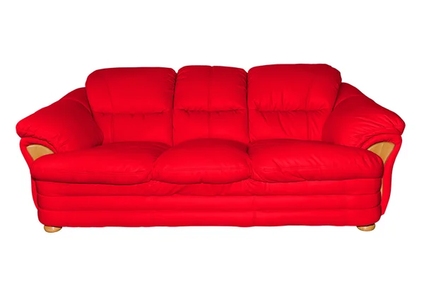 Luxury leather sofa.