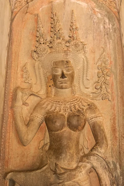 The Apsara sculpture. — Stock Photo, Image