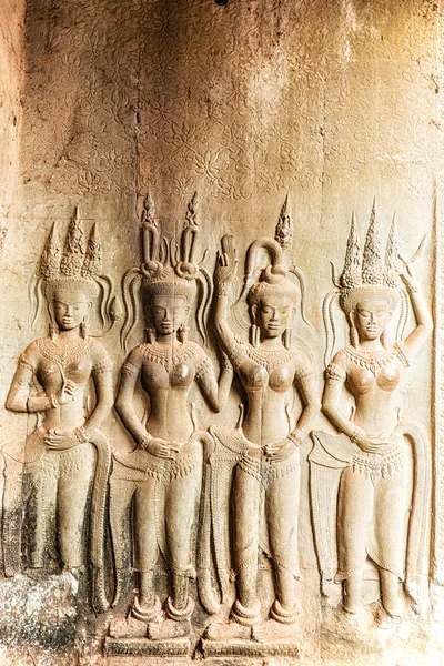 The Apsara sculpture. — Stock Photo, Image