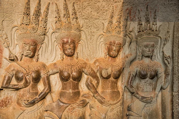 The Apsara sculpture. — Stock Photo, Image