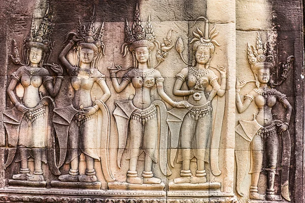 The Apsara sculpture. — Stock Photo, Image