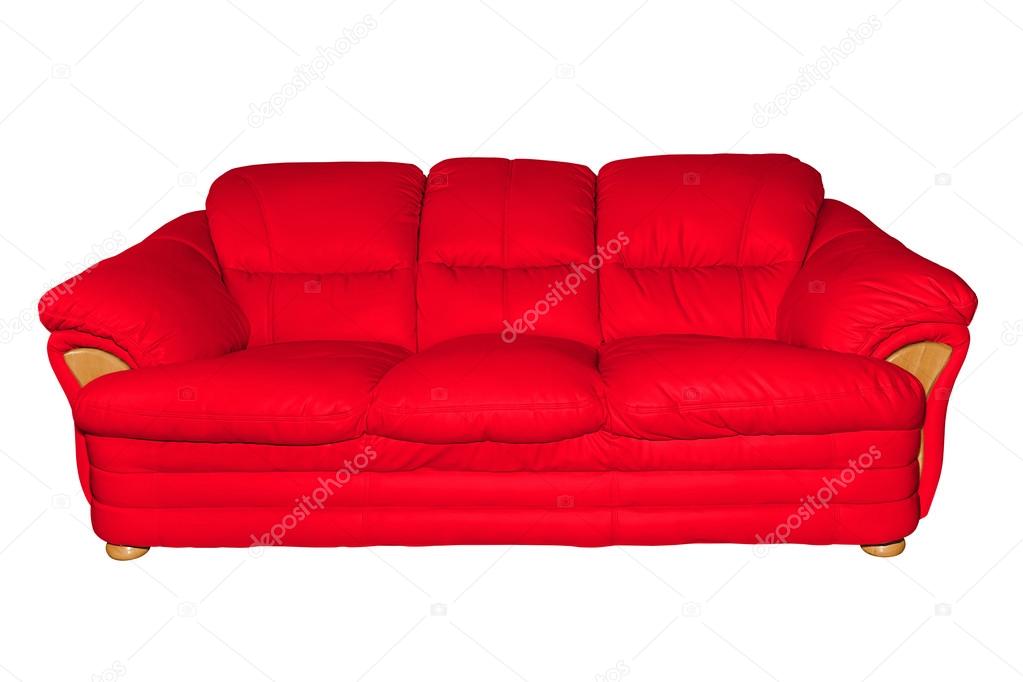 Luxury leather sofa. 