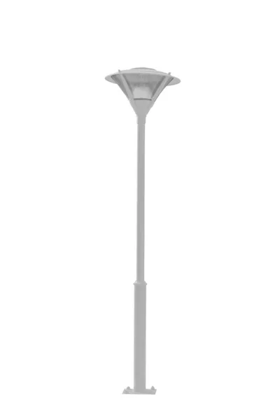 Street Light Pole Isolated White Background Clipping Path — Stock Photo, Image