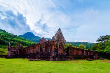 Vat Phou or Wat Phu is the UNESCO world heritage site in Champasak Province, Southern Laos. Wat Phou Hindu temple located in Champasak Province, Southern Laos clipart