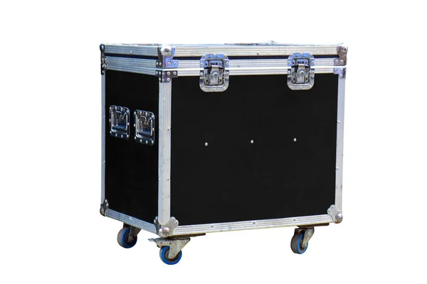 Musical Equipment Box Isolated White Background Work Clipping Path — Stock Photo, Image