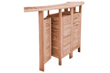 Tahta tezgah beyaz arkaplan üzerinde izole edilmiş, kırpma yolu ile çalışın.