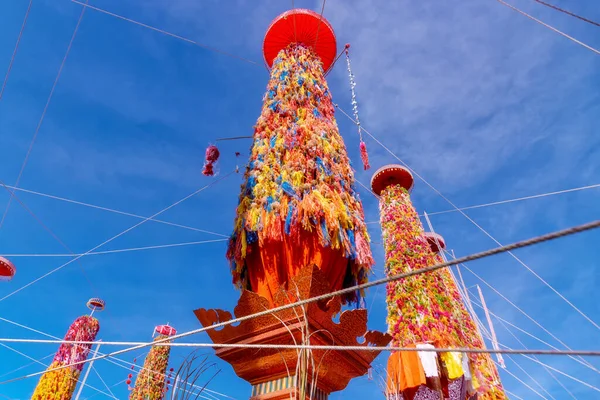 Slakpat Lanna Salak Yom Wat Phra Hariphunchai Lamphun Thailandia Slakpat — Foto Stock