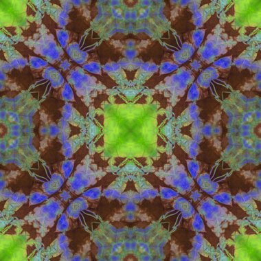 Kusursuz kaleydoskop ya da seramik fayans, duvar kağıdı, muşamba, tekstil, web sayfası arka planı için sonsuz desen kullanılır. Çizgili elementlerden geometrik yineleniyor