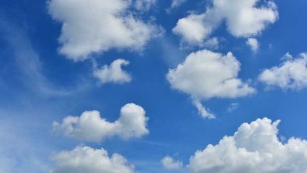 Time Lapse Όμορφα Σύννεφα Που Κινούνται Στον Ουρανό Τοπίο Του — Αρχείο Βίντεο