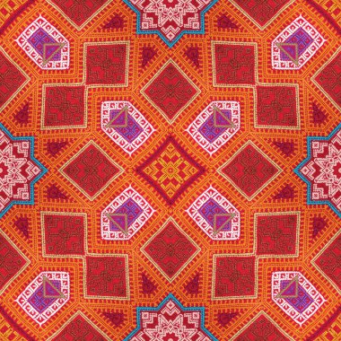 Kusursuz kaleydoskop ya da seramik fayans, duvar kağıdı, muşamba, tekstil, web sayfası arka planı için sonsuz desen kullanılır. Çizgili elementlerden geometrik yineleniyor